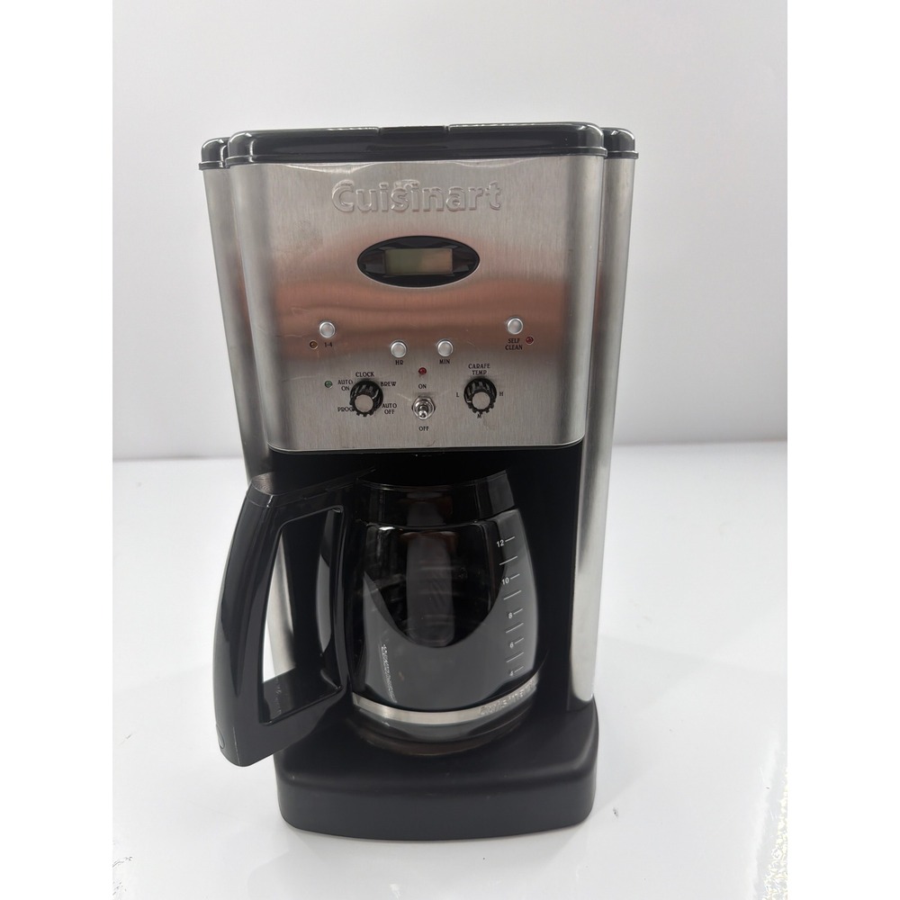Cuisinart 12 Cup Programmable Coffee Maker Brushed Metal DCC-1200
